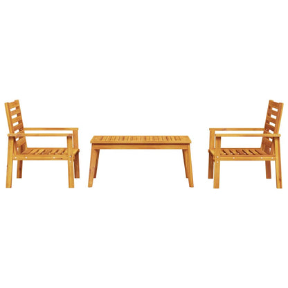 Garden Lounge Set | Natural Wood | Solid acacia wood | Medium | Durable