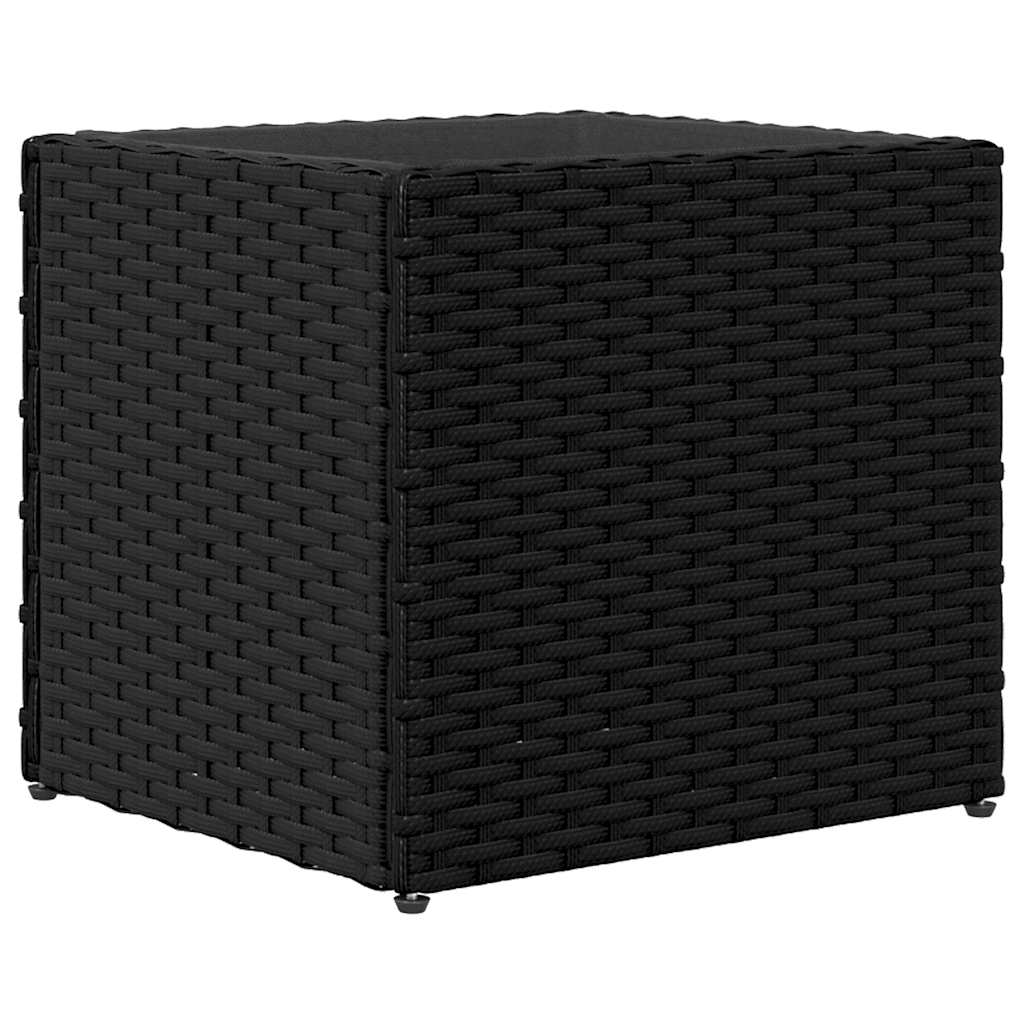 Garden Planters 2 pcs Black 36x30x32 cm Poly Rattan