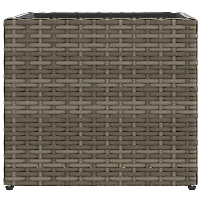 Garden Planters 2 pcs Grey 36x30x32 cm Poly Rattan