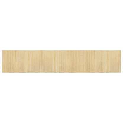 Rug Rectangular Light Nature 60x300 cm Bamboo