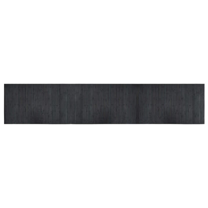 Rug Rectangular Grey 60x300 cm Bamboo