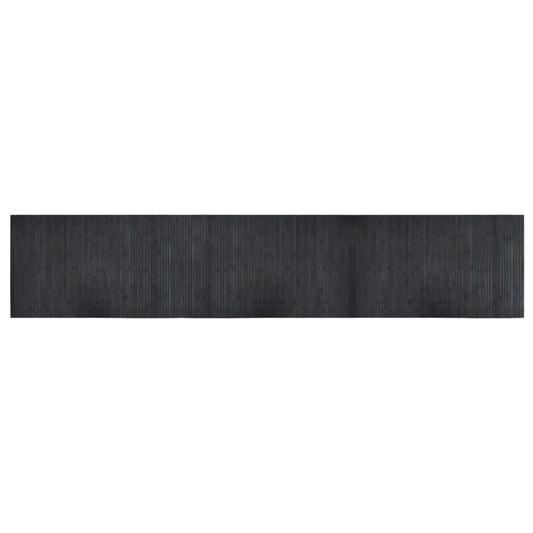 Rug Rectangular Grey 60x300 cm Bamboo
