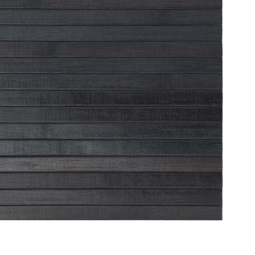 Rug Rectangular Grey 60x300 cm Bamboo