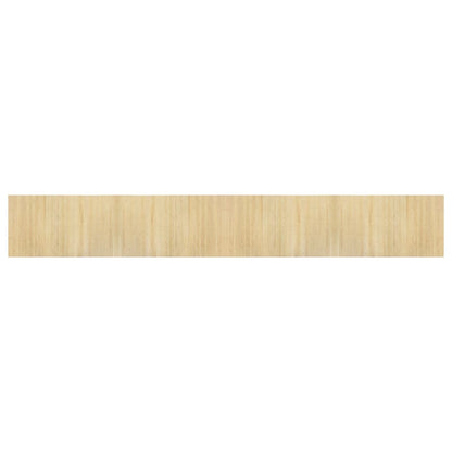 Rug Rectangular Light Nature 60x400 cm Bamboo