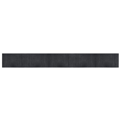 Rug Rectangular Grey 60x500 cm Bamboo