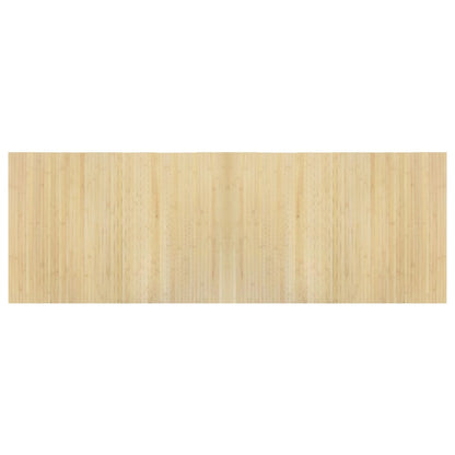 Rug Rectangular Light Nature 70x200 cm Bamboo