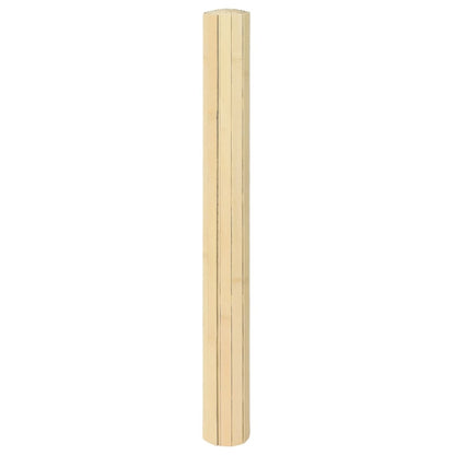 Rug Rectangular Light Nature 70x200 cm Bamboo