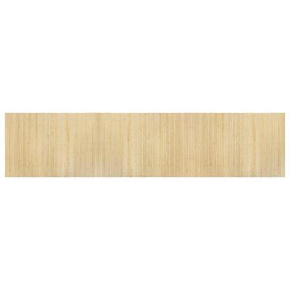 Rug Rectangular Light Nature 70x300 cm Bamboo
