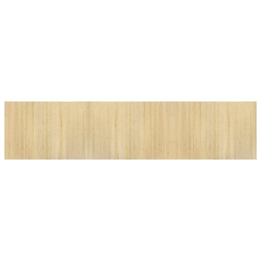 Rug Rectangular Light Nature 70x300 cm Bamboo