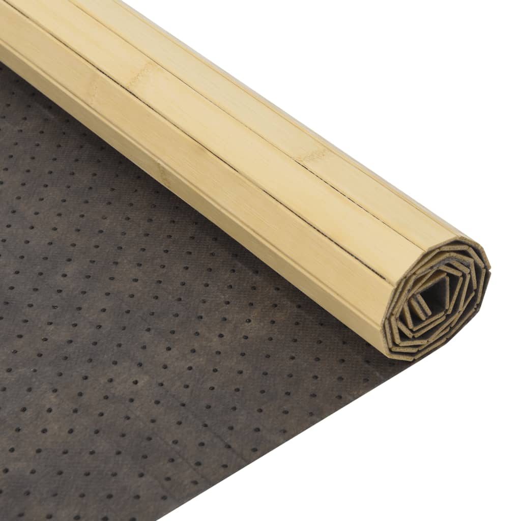 Rug Rectangular Light Nature 70x300 cm Bamboo