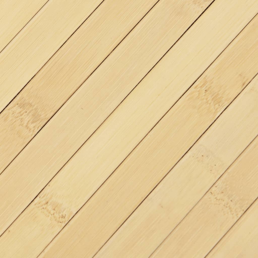 Rug Rectangular Light Nature 70x300 cm Bamboo