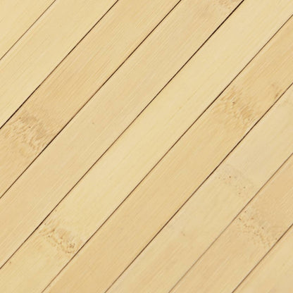 Rug Rectangular Light Nature 70x300 cm Bamboo