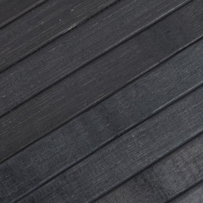 Rug Rectangular Grey 70x300 cm Bamboo