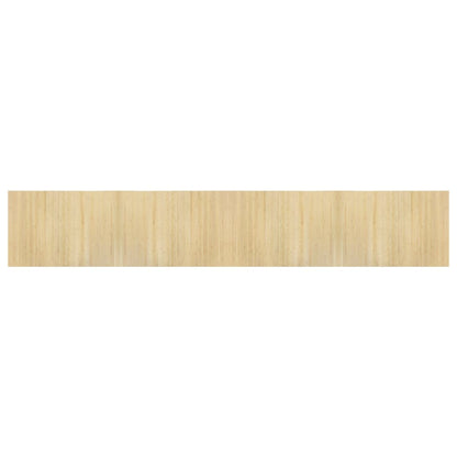 Rug Rectangular Light Nature 70x400 cm Bamboo