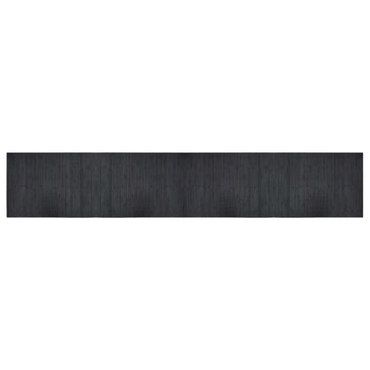 Rug Rectangular Grey 70x400 cm Bamboo