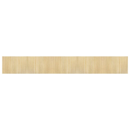 Rug Rectangular Light Nature 70x500 cm Bamboo