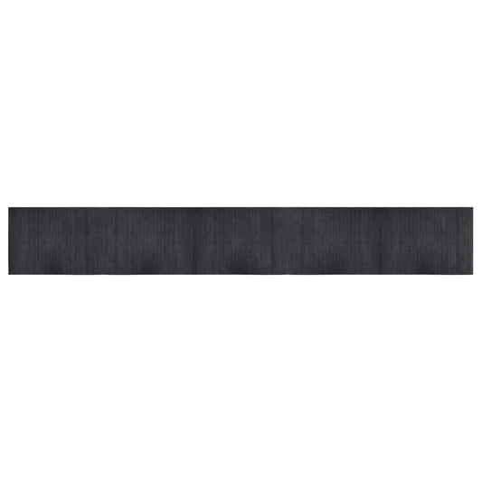 Rug Rectangular Grey 70x500 cm Bamboo