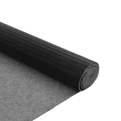 Rug Rectangular Black 80x100 cm Bamboo