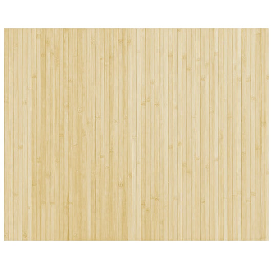 Rug Rectangular Light Nature 80x100 cm Bamboo