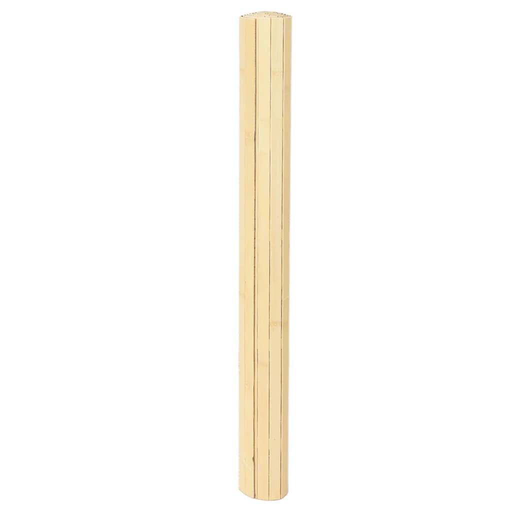 Rug Rectangular Light Nature 80x100 cm Bamboo