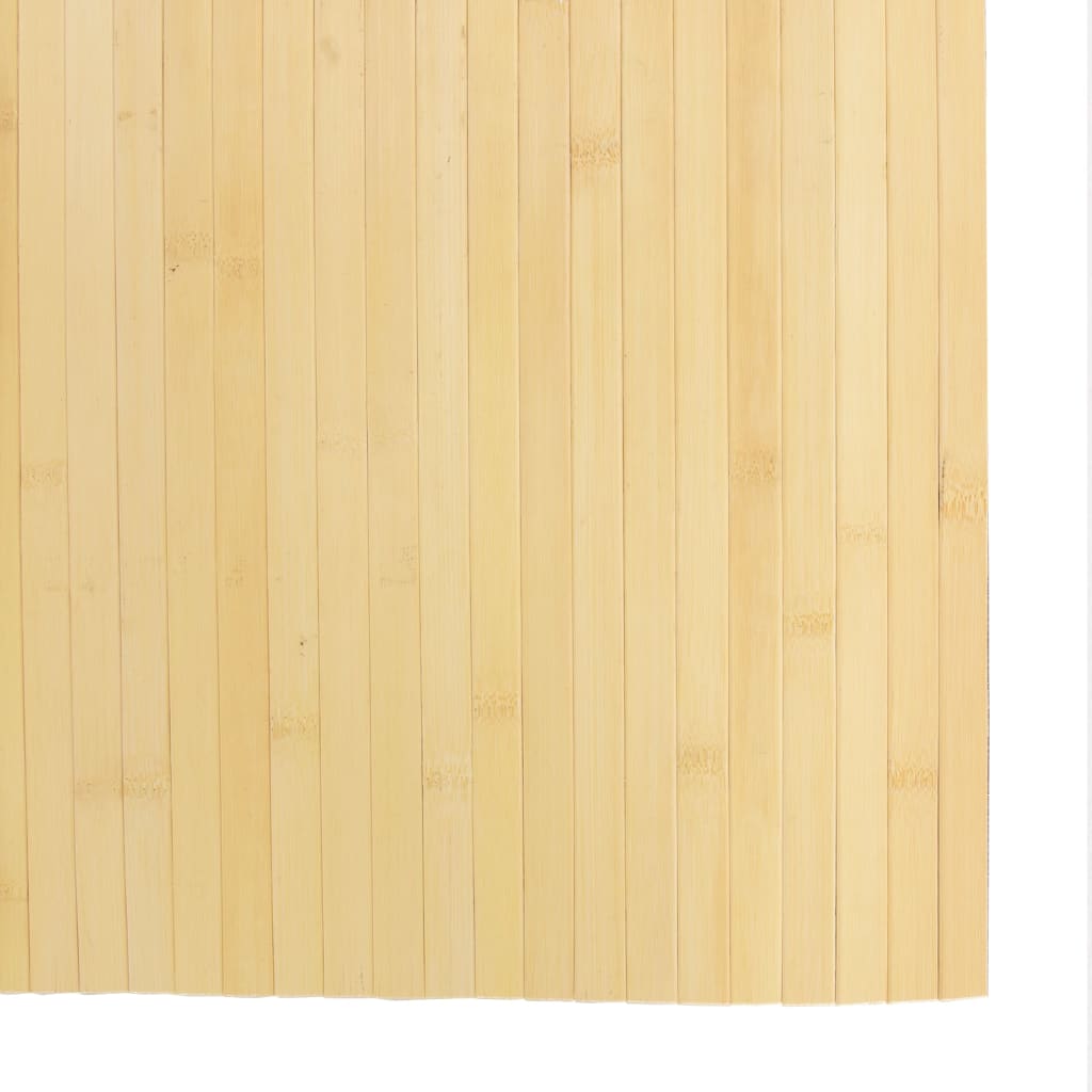 Rug Rectangular Light Nature 80x100 cm Bamboo
