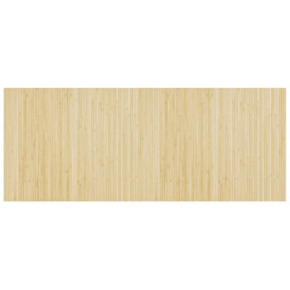 Rug Rectangular Light Nature 80x200 cm Bamboo