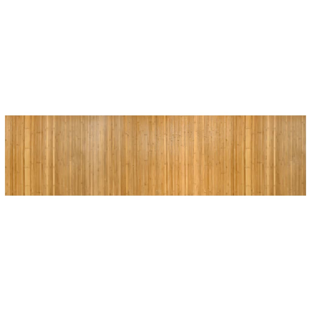 Rug Rectangular Natural 80x300 cm Bamboo