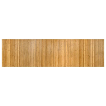 Rug Rectangular Natural 80x300 cm Bamboo