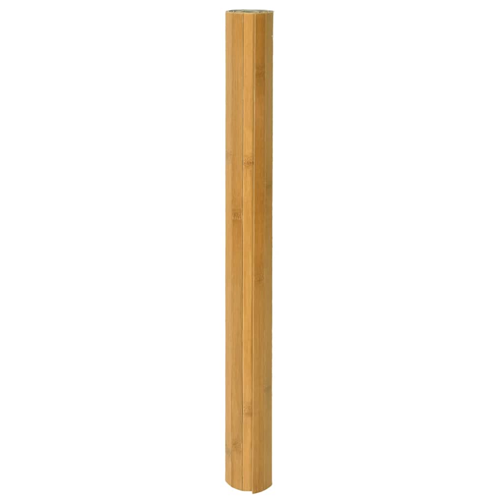 Rug Rectangular Natural 80x300 cm Bamboo
