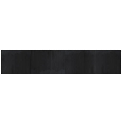 Rug | Black | Bamboo, Polypropylene | Large | Rug | Rectangular | Modern