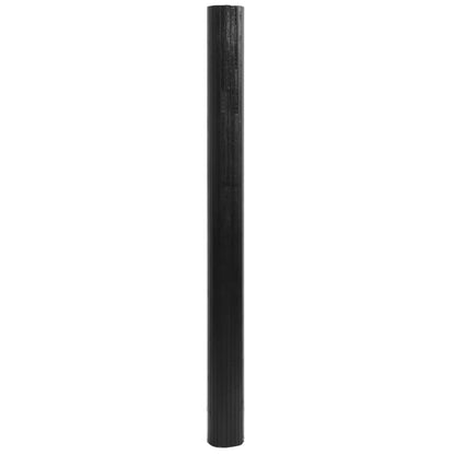 Rug | Black | Bamboo, Polypropylene | 80x500 cm | Non-slip | Rug