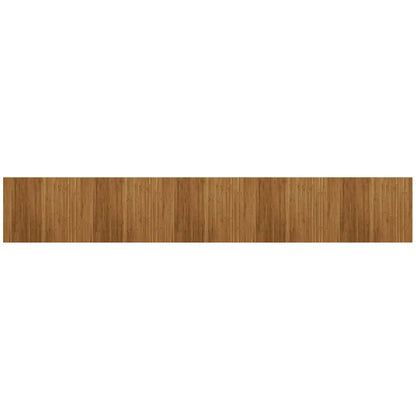 Rug Rectangular Brown 80x500 cm Bamboo