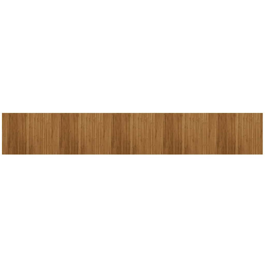 Rug Rectangular Brown 80x500 cm Bamboo