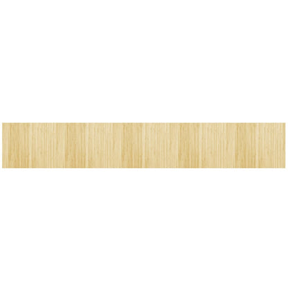 Rug Rectangular Light Nature 80x500 cm Bamboo