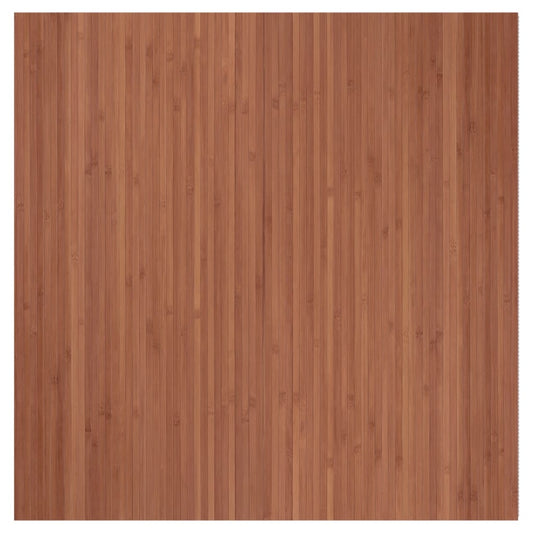 Rug Square Brown 100x100 cm Bamboo