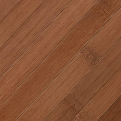 Rug Square Brown 100x100 cm Bamboo