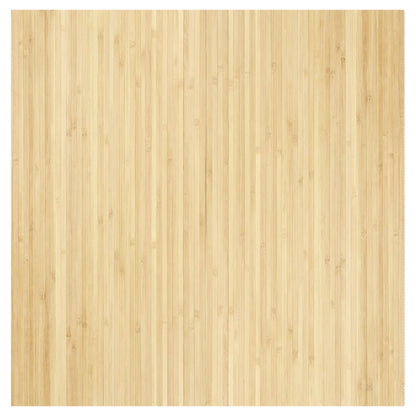 Rug Square Light Nature 100x100 cm Bamboo