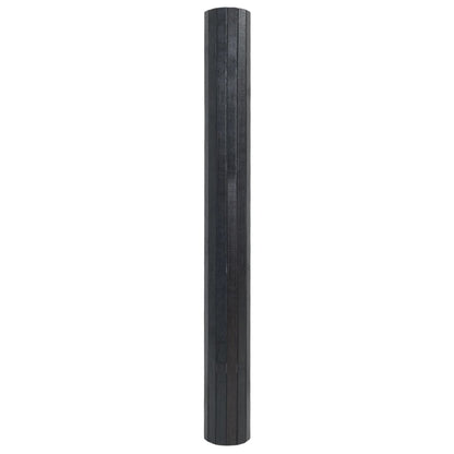 Rug Square Grey 100x100 cm Bamboo