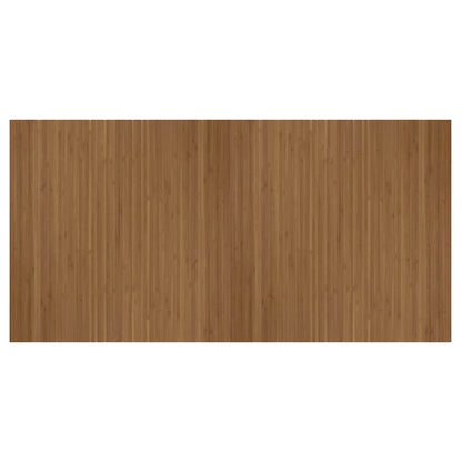 Rug Rectangular Brown 100x200 cm Bamboo