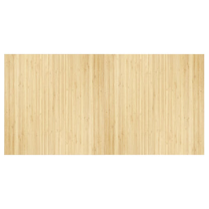 Rug Rectangular Light Nature 100x200 cm Bamboo