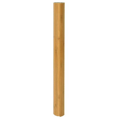 Rug Rectangular Natural 100x400 cm Bamboo