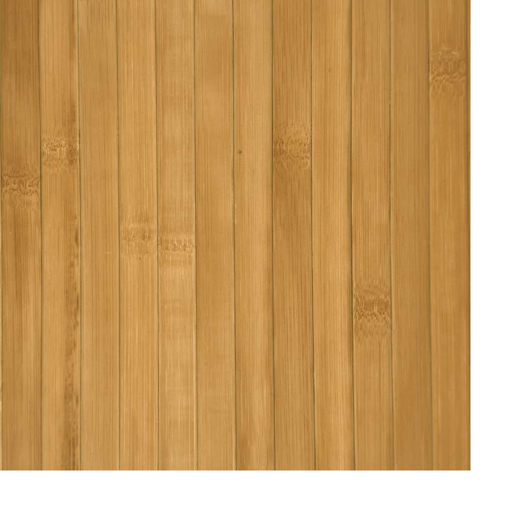 Rug Rectangular Natural 100x400 cm Bamboo