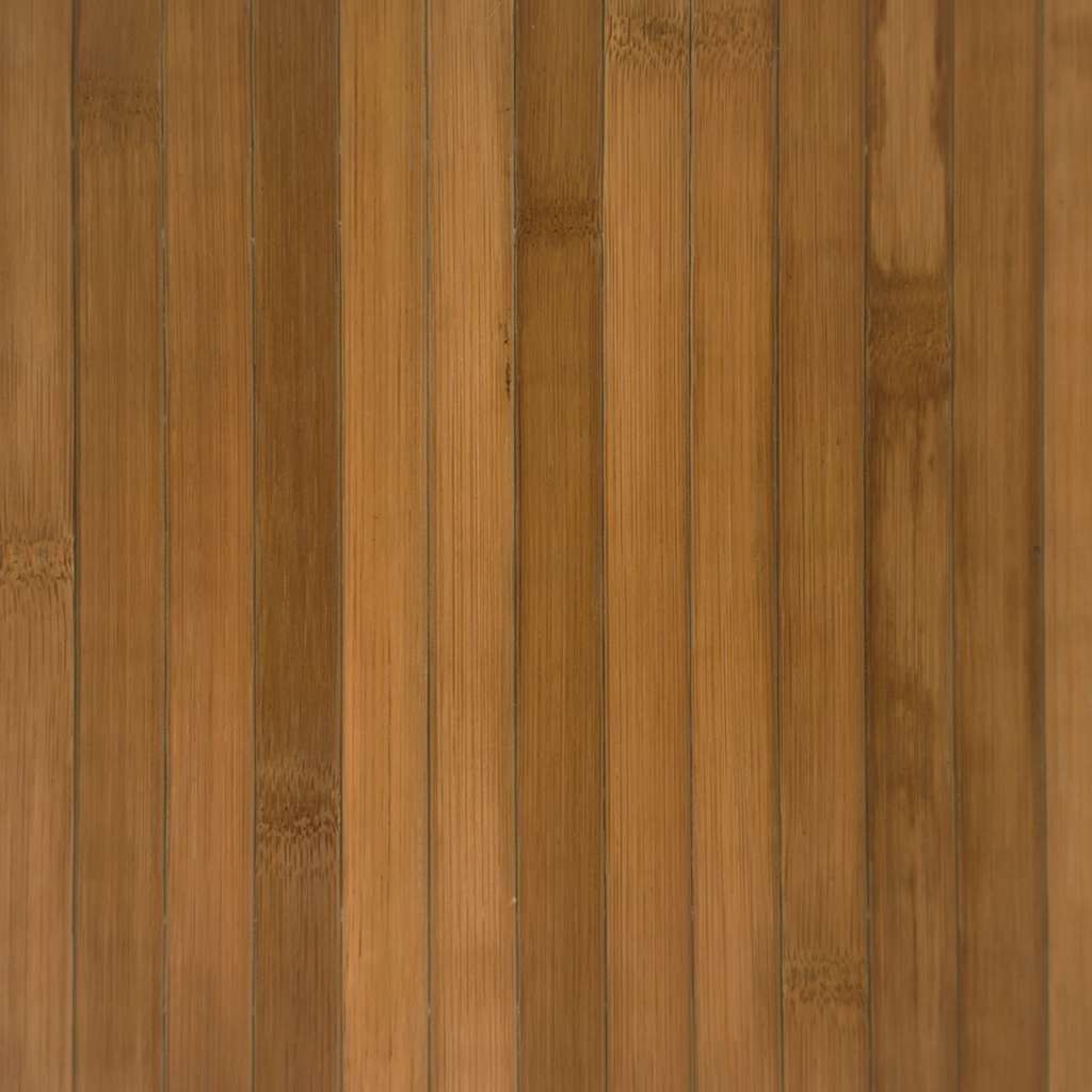 Rug Rectangular Brown 100x500 cm Bamboo