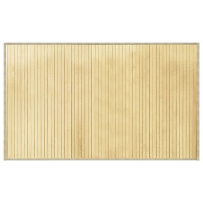 Rug Rectangular Light Natural60x100 cm Bamboo