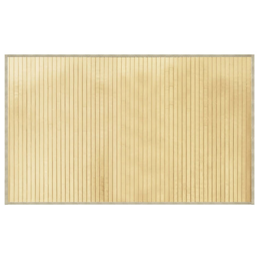 Rug Rectangular Light Natural60x100 cm Bamboo