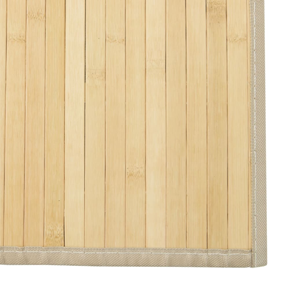 Rug Rectangular Light Natural60x100 cm Bamboo