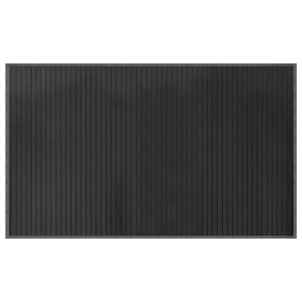 Rug Rectangular Grey60x100 cm Bamboo
