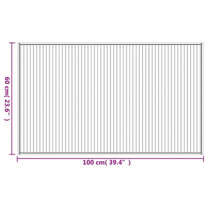 Rug Rectangular Grey60x100 cm Bamboo