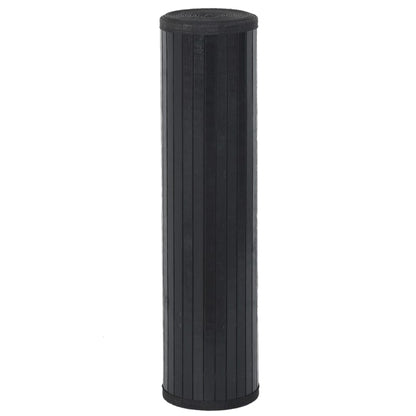 Rug Rectangular Black60x200 cm Bamboo