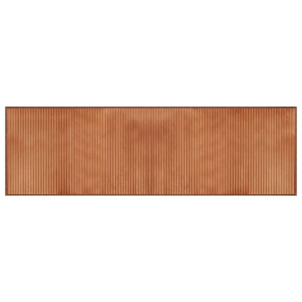 Rug Rectangular Brown60x200 cm Bamboo